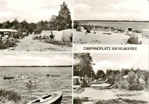 AK / Ansichtskarte  Lohsa Campingplatz am Silbersee Strandpartien Lohsa