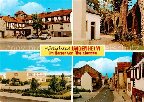 AK / Ansichtskarte 73867940 Undenheim Gaststaette Zum Keglerheim Teilansichten Undenheim