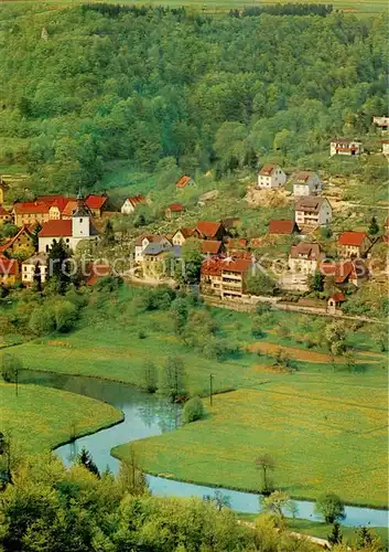 AK / Ansichtskarte  Muggendorf_Fraenkische_Schweiz Fliegeraufnahme Muggendorf_Fraenkische