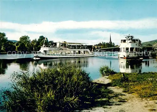 AK / Ansichtskarte  Margetshoechheim Ausflugsdampfer Margetshoechheim