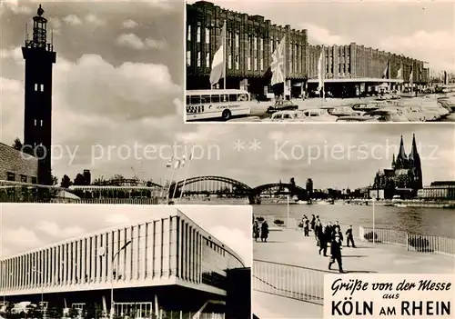 AK / Ansichtskarte  Koeln__Rhein Teilansichten Dom Bahnhof 