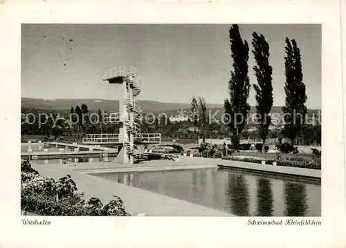 AK / Ansichtskarte  Wiesbaden Schwimmbad Kleinfeldchen Wiesbaden