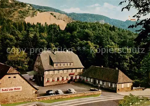 AK / Ansichtskarte  Weinheim_Bergstrasse Gasthof Fuchssche Muehle Weinheim_Bergstrasse