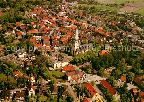 AK / Ansichtskarte  Luedinghausen Stadtzentrum mit Kirche Luedinghausen