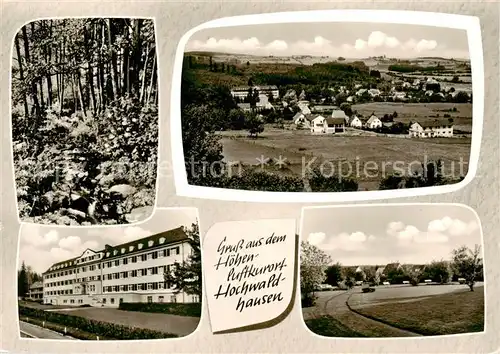 AK / Ansichtskarte  Hochwaldhausen_Grebenhain Panorama Teilansichten Waldpartie 