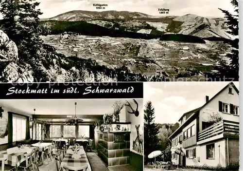 AK / Ansichtskarte 73868165 Stockmatt_Wies Panorama Blick zum Feldberg Schwarzwald Wanderheim des Schwarzwald-Vereins Sektion Muellheim-Badenweiler 