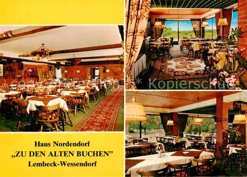 AK / Ansichtskarte  Wessendorf_Lembeck Haus Nordendorf Zu den alten Buchen Restaurant 