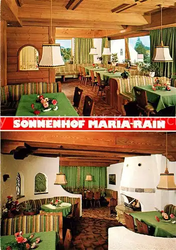 AK / Ansichtskarte 73868212 Maria_Rain_Allgaeu Pension Café Sonnenhof Restaurant Maria_Rain_Allgaeu