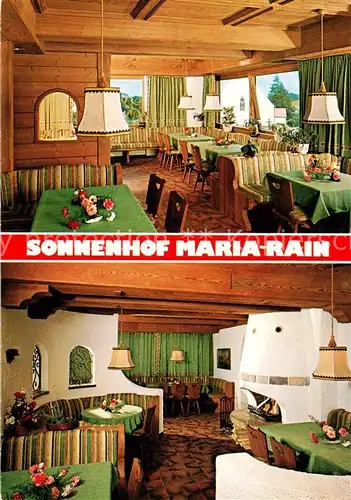 AK / Ansichtskarte  Maria_Rain_Allgaeu Pension Café Sonnenhof Restaurant Maria_Rain_Allgaeu