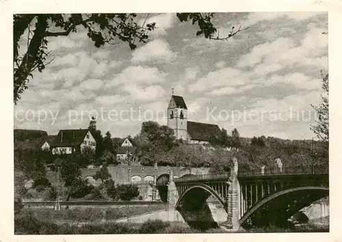 AK / Ansichtskarte  Plochingen_Neckar Blick zur evangelischen Kirche 