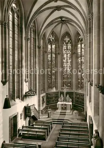 AK / Ansichtskarte  Wuerzburg_Bayern Deutschhauskirche 