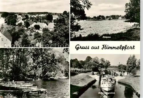 AK / Ansichtskarte  Himmelpfort Panorama Stolpsee Haussee Schleusengraben Himmelpfort