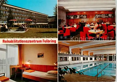 AK / Ansichtskarte  Muthmannsdorf_Winzendorf Rehabilitationszentrum Felbring Speisesaal Zimmer Hallenbad Muthmannsdorf Winzendorf