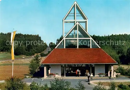 AK / Ansichtskarte  Adelsried Autobahnkirche Maria Schutz der Reisenden Adelsried