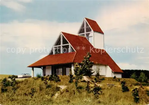 AK / Ansichtskarte  Adelsried Autobahnkirche Maria Schutz der Reisenden Adelsried