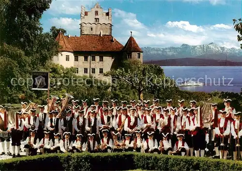 AK / Ansichtskarte  Meersburg_Bodensee Schloss Meersburg Knabenmusik Meersburg Meersburg Bodensee