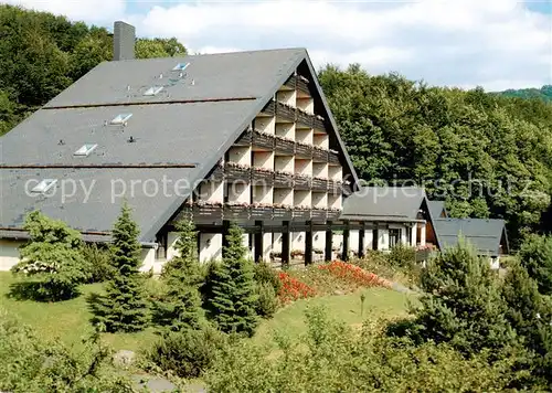 AK / Ansichtskarte  Poppenhausen_Rhoen Rhoenhotel Sinai am Guckaisee Poppenhausen Rhoen