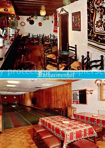 AK / Ansichtskarte 73868358 Treffelstein Hotel Restaurant Katharinenhof Kegelbahn Treffelstein