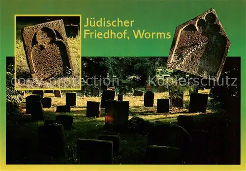 AK / Ansichtskarte  Worms_Rhein Juedischer Friedhof Worms Rhein