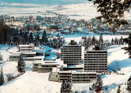 AK / Ansichtskarte  Oberammergau Rheumaklinik Fliegeraufnahme Oberammergau