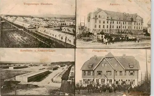 AK / Ansichtskarte  Elsenborn_Belgie Truppenlager Kaserne Kavallerie- und Artillerie-Lager Postgebaeude 