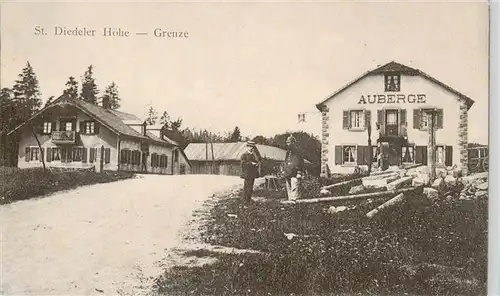 AK / Ansichtskarte  St_Diedeler_Hoehe Grenze Pension Auberge St_Diedeler_Hoehe