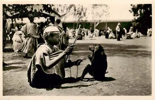 AK / Ansichtskarte  Casablanca_Maroc Dresseur de singes Collection Scenes et Types 