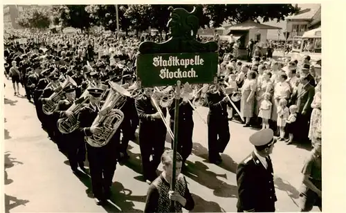 AK / Ansichtskarte  Stockach_Baden Festumzug Stadtkapelle Stockach_Baden