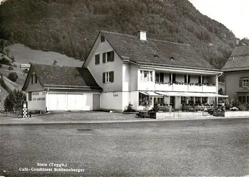 AK / Ansichtskarte  Stein_Toggenburg_SG Café Conditorei Schoenenberger 