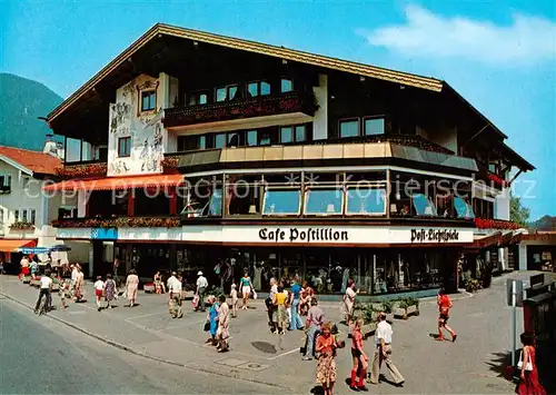 AK / Ansichtskarte  Ruhpolding Cafe Postillion Ruhpolding