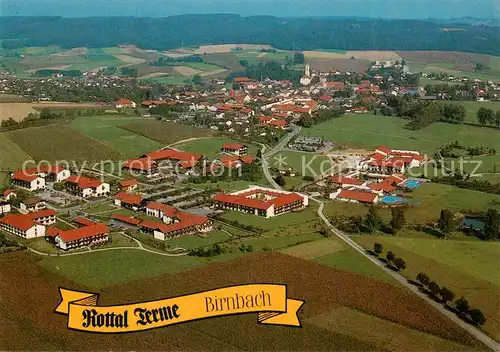 AK / Ansichtskarte  Birnbach_Rottal Fliegeraufnahme mit Rottal Therme Birnbach Rottal