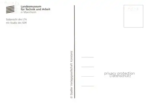 AK / Ansichtskarte  Mannheim Landesmuseum fuer Technik und Arbeit  Mannheim