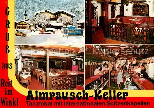 AK / Ansichtskarte  Reit_Winkl Hotel Restaurant Tanzlokal Bar Almrausch Reit_Winkl