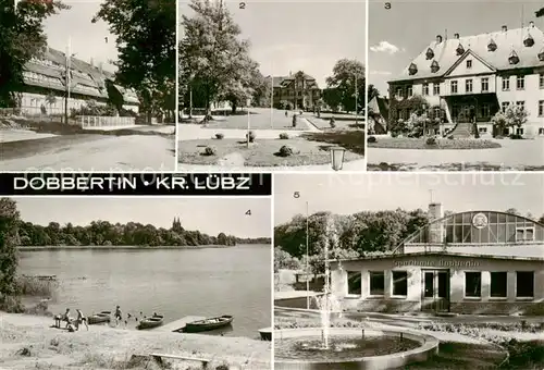 AK / Ansichtskarte  Dobbertin Pionierschule Kurt Buerger Psych Pflegeheim Haus XVI Am See Sporthalle Dobbertin