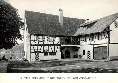 AK / Ansichtskarte 73868571 Buesingen_Hochrhein_BW Alte Rheinmuehle Hotel 