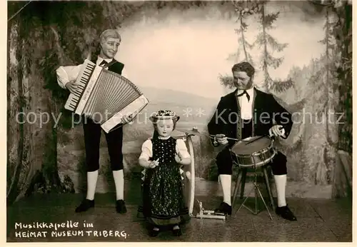 AK / Ansichtskarte 73868591 Triberg Musikkapelle im Heimat Museum Triberg Triberg