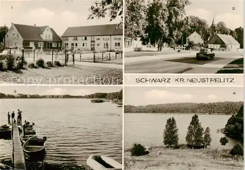 AK / Ansichtskarte 73868596 Schwarz_Neustrelitz VEB Ferienheim Ortsansicht Bootshafen am Zethner See Am Schwarzen See Schwarz_Neustrelitz
