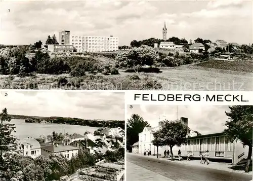 AK / Ansichtskarte  Feldberg_Mecklenburg FDGB Erholungsheim Freundschaft Hausseepartie FDGB Erholungsheim Freundschaft Feldberg_Mecklenburg