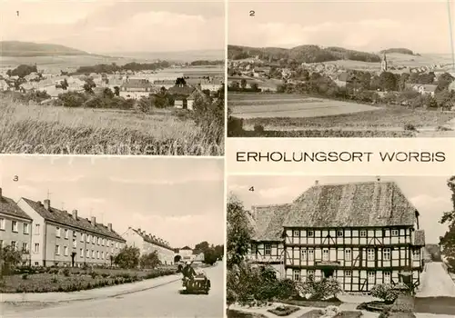 AK / Ansichtskarte  Worbis_Eichsfeld Panorama Nordhaeuser Strasse Rathaus 