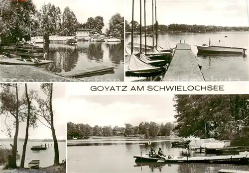 AK / Ansichtskarte  Goyatz Partien am Schwielochsee Goyatz