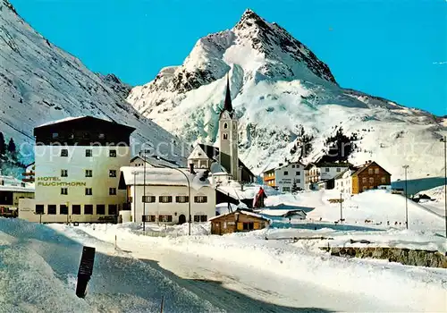 AK / Ansichtskarte  Galtuer_Tirol mit Hotel Fluchthorn Kirche und Ballunspitze Galtuer Tirol