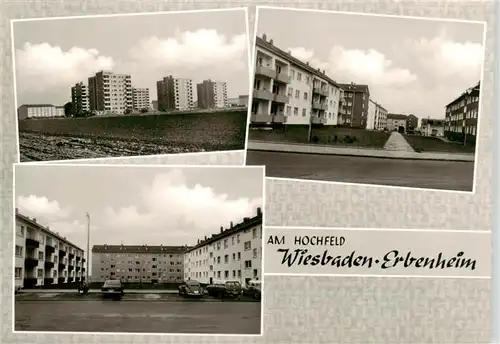 AK / Ansichtskarte 73868676 Erbenheim_Wiesbaden Wohnsiedlung Hochhaeuser 