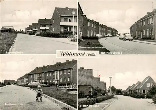 AK / Ansichtskarte  Wittmund Wohnsiedlungen Bremerstrasse Richthofenstrasse Stettinerstrasse Berlinerstrasse Wittmund