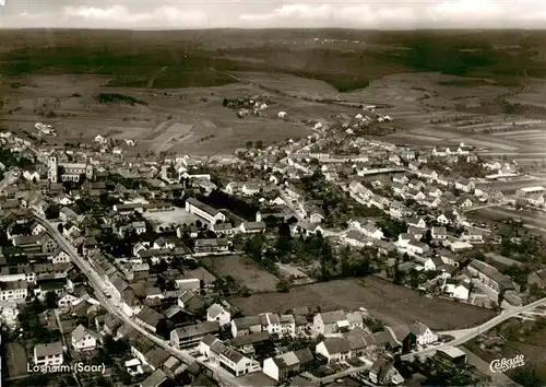 AK / Ansichtskarte  Losheim_Saar_See Fliegeraufnahme 