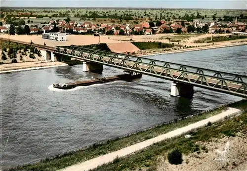 AK / Ansichtskarte  Chalampe_68_Haut-Rhin Pont su le Canal d Alsace vue aérienne 