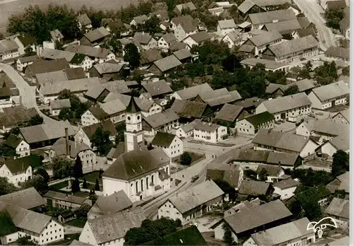 AK / Ansichtskarte  Ettringen_Wertach_Schwaben Ortszentrum mit Kirche 