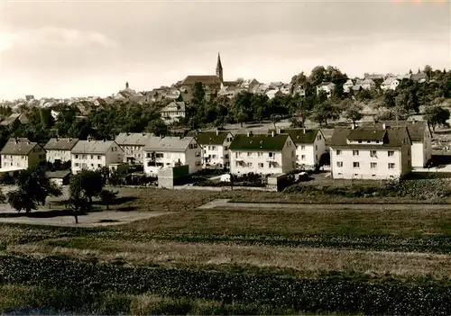 AK / Ansichtskarte  Beerfelden_Odenwald Blick auf Dr. Martin Luther Strasse Kirche Beerfelden Odenwald