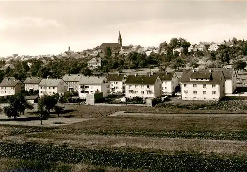 AK / Ansichtskarte  Beerfelden_Odenwald Blick auf Dr. Martin Luther Strasse Kirche Beerfelden Odenwald