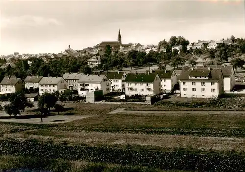 AK / Ansichtskarte  Beerfelden_Odenwald Blick auf Dr. Martin Luther Strasse Kirche Beerfelden Odenwald