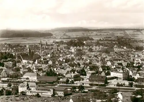 AK / Ansichtskarte  Metzingen__Erms_BW Stadtpanorama 